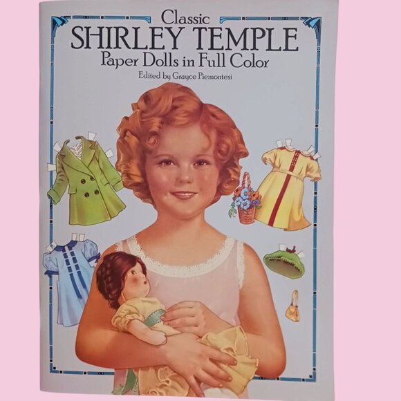 Classic & Original Shirley Temple Paper Dolls In Full Color Set of 2 - Picture 3 of 8